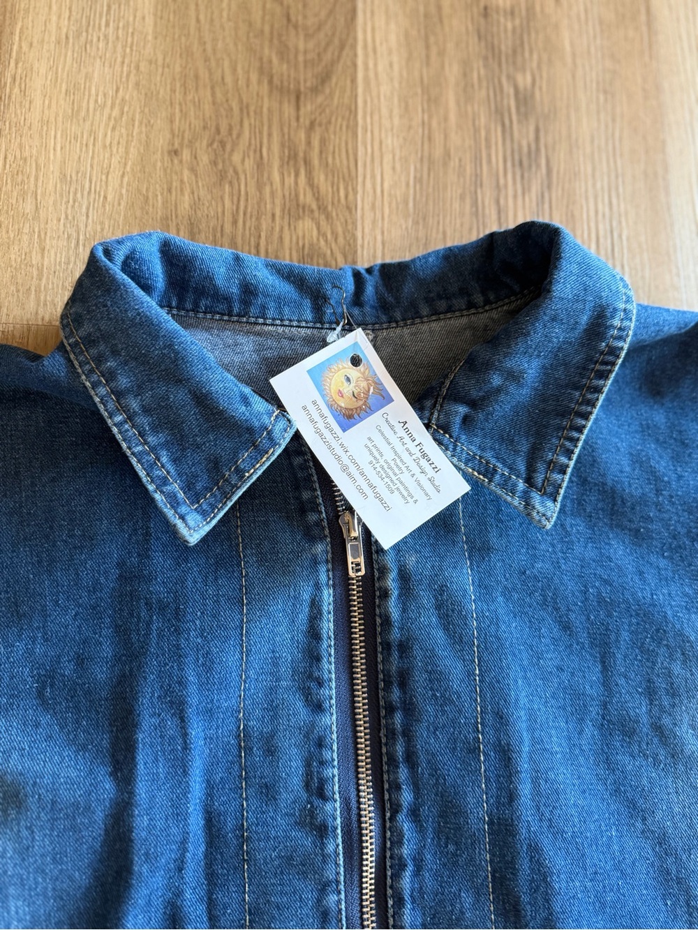 Light Blue Denim Jacket - Size L